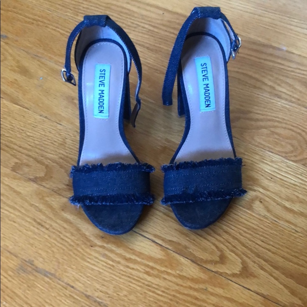 Steve Madden strapless heeled sandals